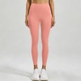 thumbnail image 5 of Miqool Womens High Waist Ankle Yoga Leggings Workout Tummy Control Soft Bike Pants with Two Pockets, 5 of 5