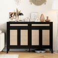 thumbnail image 2 of HOMCOM Buffet Bahut de 53 Pouces avec Tiroirs de Rangement et Portes, Noir, 2 of 10