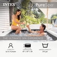 thumbnail image 2 of Intex PureSpa Plus Portable Inflatable Spa & Attachable Snack Tray (4 Pack), 2 of 9