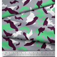 thumbnail image 2 of Soimoi Rayon Fabric Two Tone With White Camouflage Print Fabric by Yard 56 Inch Wide, 2 of 3