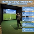 thumbnail image 4 of RXFSP Enceinte de Simulateur de Golf avec Écran d'Impact HD - Écran de Projection 4:3, Filets à Tige pour Entraînement de Golf Intérieur avec Vraies Balles, 4 of 9
