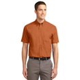 thumbnail image 1 of Port Authority Men's Port Authority Short Sleeve S Texas Orange/Light Stone, 1 of 1