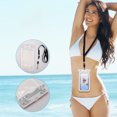 thumbnail image 2 of WRKEKC Clearance IPX8 Waterproof Phone Pouch, Touchscreen-Compatible Dry Bag for Swimming, Diving, or Rafting, Transparent Design with Adjustable Lanyard, Fits Up to 6.7 Phones, 2 of 7
