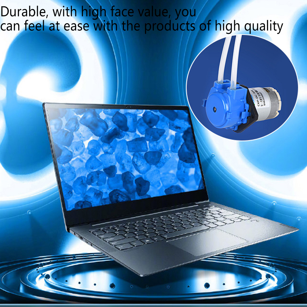 Water Pump Peristaltic Electrical Driven Positive Negative Rotation Low Noise Lift Pumps Lightweight Pet Supplies Aquarium Fish Blue 1