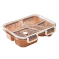 thumbnail image 1 of EGNMCR Lunch Bags for Women Lunch Box Bento Box Lunch Box Plastic Dinner Four Bowl Sealed Microwave Tableware Set For Home Dormitory Lunch container, 1 of 1