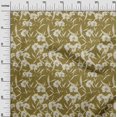 thumbnail image 2 of oneOone Polyester Lycra Brown Fabric Florals Craft Projects Decor Fabric Printed By The Yard 56 Inch Wide, 2 of 4