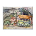 thumbnail image 1 of Designart Greek Landscape Off The Coast Of The Aegean Sea  FLOAT FRAME WALL ART, 1 of 4