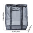 thumbnail image 3 of 4-Shelf Ventilated Storage Rack Gray Plastic Iron Organizer Light Duty Shelving Unit Holds 55 Lbs Per Shelf | Kitchen Pantry Bathroom Garage Closet Home Use, 3 of 6