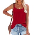 thumbnail image 2 of Yuyuzo Camisoles Débardeurs pour Femmes Sans Manches Hauts de Sortie Encolure Carrée Camis Décontractés Amples T-Shirts Tees, 2 of 7