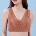 thumbnail image 2 of XZNGL Fashion Comfortable Womans Lace Beauty Back Strap Wrap Plus Size Bra, 2 of 4
