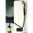 thumbnail image 2 of Graflsoa Portable Outdoor Shower Kit with Rechargeable Electric Pump, 6000mAh Battery, ABS Material, Blue/Green/Orange Options, 8L/Min Flow Rate, Includes Stand and Accessories, 2 of 7