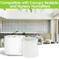thumbnail image 2 of LEEYNEER Humidifier Replacement Filter for Canopy Bedside and Nursery 6Pack Wicking Filters, 2 of 7