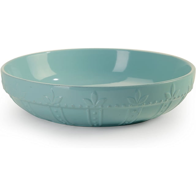 Signature Housewares Sorrento Collection Large Pasta Bowl, 12-Inch, Aqua