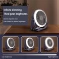 thumbnail image 4 of TopLLC Mini Fan Outdoor Portable Desktop Fan With Night Light High Wind Silent Charging Small Fan, 4 of 8