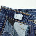 thumbnail image 4 of KIDSCOOL SPACE Big Girls Jeans,Elastic Waistband Inside Ripped Holes Soft Simple Desgin Denim Pants,Light Blue,8, 4 of 5