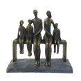 thumbnail image 1 of SCULPTURE de Famille en Polyrésine de 10 Po, BRONZE, 1 of 1