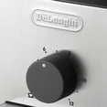 thumbnail image 2 of Delonghi Moulin à Café à Meules en Acier Inoxydable, Argent, 2 of 5