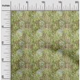 thumbnail image 2 of oneOoneSilkTabbyGreenFabricAnimalDressMaterialFabricPrintFabricByTheYard42InchWide, 2 of 4