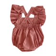 thumbnail image 3 of MeetoTime Baby Clothes Spring Summer Jumpsuits Flying Sleeve Newborn Infant Rompers Short Crawling Clothes, 3 of 6
