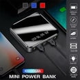 thumbnail image 2 of YOPTOP Banque d'Alimentation 10000mAh Ports USB Doubles Batterie Externe Charge Rapide Chargeur Portable pour iPhone 12 11 Pro Max XR TP 6 7 8 Plus, Rouge, 2 of 8