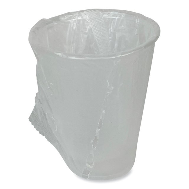 Boardwalk Translucent Plastic Cold Cups, Individually Wrapped, 9 oz, Polypropylene, 1,000/Carton