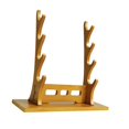 thumbnail image 4 of HILABEE Stand Display Support Holder for Templar Wakizashi Samurai Brown 4 Tier, 4 of 9