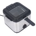 thumbnail image 1 of Friteuse Électrique à Frites de 2,5 L, Friteuse Électrique Carrée en Acier Inoxydable à Température Réglable de 1000 W pour Poulet, Oignon, Anneau, 1 of 7