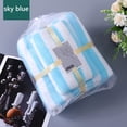 thumbnail image 1 of TopLLC Cotton 2 In 1 Bath Towel And Face Towel Soft-Bath Towels Set OF 2pc, 1 of 2
