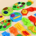 thumbnail image 5 of Bamboohart 22Pcs Playdoh Tools Food-Safe Quality Modeling Clay Simple-to-Use Fun Playdough Accessories Imaginative Developmental Playdough Sets for Kids with 8Pcs Clay, 5 of 5