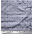 thumbnail image 1 of Soimoi Tissu Poly Georgette Rayé & Léger pour Chemise Imprimée 1 Yard 52 Pouces de Large, 1 of 3