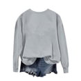 thumbnail image 5 of Meichang Chandail de Football pour Femmes, Coupe Ample, Manches Longues, Col Ras du Cou, Chandails Graphiques, Coupe Ample, Automne Hiver, Chandail à Enfiler Décontracté, Vêtements pour le Dimanche Jour de Match, 5 of 5