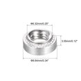 thumbnail image 2 of Unique Bargains Self -Clinching Nuts,#10-32x0.12-Inch Stainless Steel Rivet Nut Round Head Steel Metal Sheet Mounting Fastener 50pcs, 2 of 5