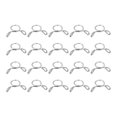 thumbnail image 1 of Unique Pinces de Tuyau de Conduite de Carburant Bargains, 100 Pack 7mm 304 Brides de Ressort de Tube de Fil Unique en Acier Inoxydable (Argent), 1 of 5