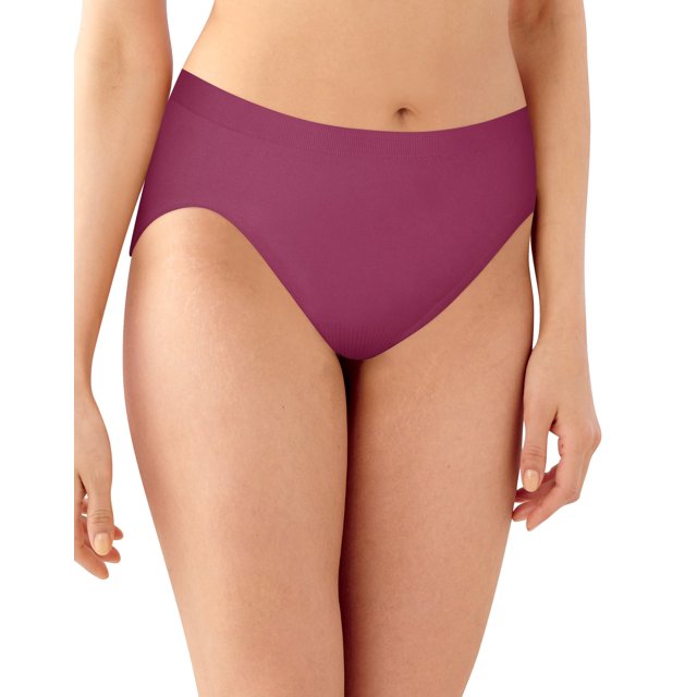 Bali Womens Comfort Revolution Microfiber Seamless Hi Cut Panty, 1011