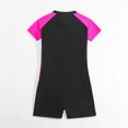 thumbnail image 3 of Pisexur Girls and Boys One Piece Rash Guard Swimsuit Kid Water Sport Short Swimsuit UPF 50+ Sun Protection Bathing Suits 1-16 Years, 3 of 7