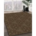 thumbnail image 3 of Ahgly Tapis d'Intérieur Lavable en Machine Carré Transitionnel Chêne Brun, 8 Pieds Carré, 3 of 7