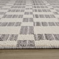 thumbnail image 4 of Rug Branch Jules Checkered Indoor Area Rug, Grey Beige, Modern - Living Room, Bedroom, Dining Room, and Kitchen, 4 of 5