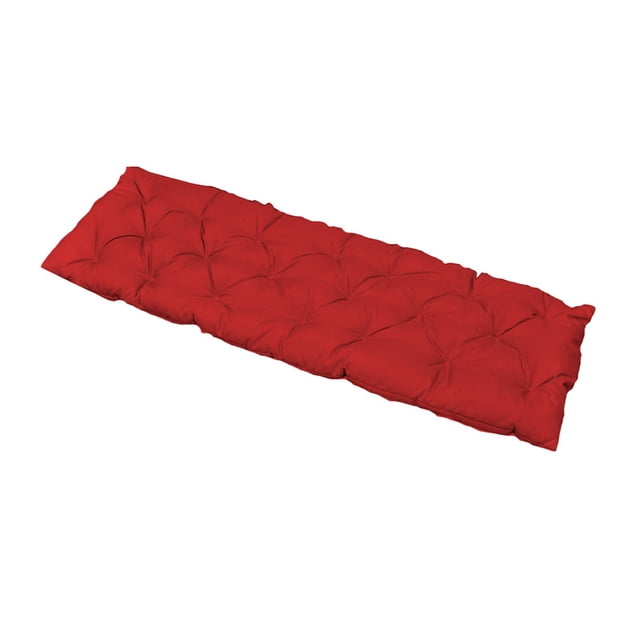 GROWTH TANK Coussin de Banc Coton Chaise Jardin Patio Tatami Coussin Intérieur Rouge 150x50cm
