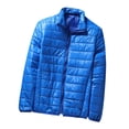 thumbnail image 1 of Cameland Men's Winter Down Jacket Zipper Cardigan Pocket Long Sleeve Padded Jacket Coat, 1 of 3