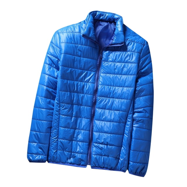 Cameland Men's Winter Down Jacket Zipper Cardigan Pocket Long Sleeve Padded Jacket Coat