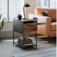 thumbnail image 4 of Sauder® Boulevard Cafe Side Table, Black/Vintage Oak, 427353, 4 of 7