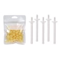 thumbnail image 3 of Bunblic 2-4pack 1Bag Depilatory ing Beads Hair Removal Set & 5x Applicator Honey 2 Pcs, 3 of 8