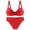 Red, variant on Sexy Womens Lingerie Womens Sexy Lace Bra And Panties Summer Thin Comfortable Breathable Base Lingerie Set