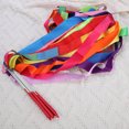 thumbnail image 4 of KAKOWELY 14pcs Colorful Rhythmic Gymnastics Ribbon Dancing Gymnastics Ribbon Dancing Streamers for Kids (Mixed Color),90.55X"X1.77"X0.04", 4 of 4