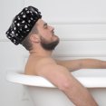 thumbnail image 3 of Three Layers Bath Cap Water Resistance Hair Cap Printed Bath Cap Printing Showering Cap, 3 of 8