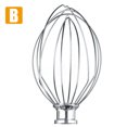 thumbnail image 4 of stanreset Egg Cream Stirrer Household Stainless Attachment Supplies Sturdy Tilt Head Mixer Crafts Rustproof Kitchen Tools Type2, 4 of 6
