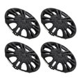 thumbnail image 1 of Unique Bargains 4Pcs R15/15 Inch Universal Wheel Rim Hub Cover Wheel Hub Caps Black Plastic, 1 of 8