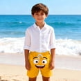 thumbnail image 2 of Swim Trunks for Boys Toddler Solid Color Print Breathable Shorts with Pocket 1Pc, 2 of 7