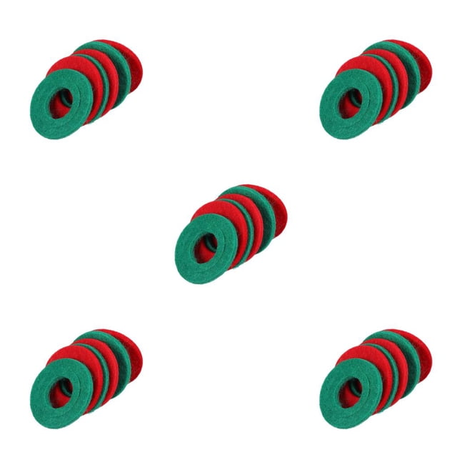 QualitChoice 20 Pcs Pièces de Joint de Borne de Batterie Joints de Protection Rondelle en Feutre comme Illustré 5 Ensembles