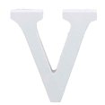 thumbnail image 2 of Agiferg Wood Wooden Letters White Alphabet Wedding Birthday Party Home Decorations V, 2 of 3